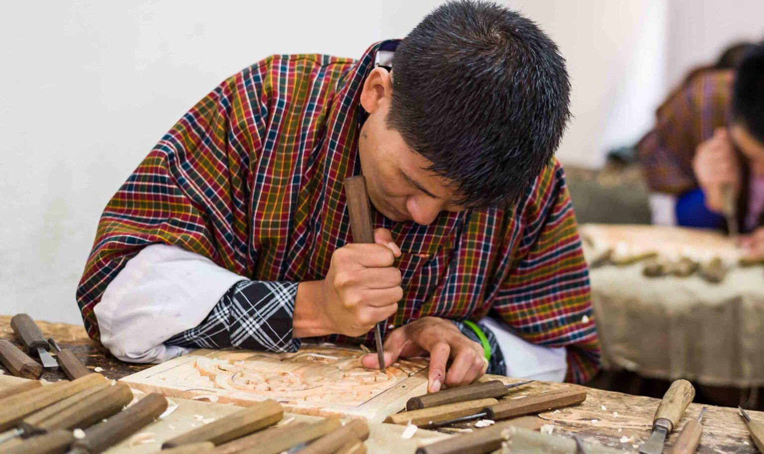 Trường nghệ thuật tại Bhutan, Nghệ thuật Bhutan, thủ công mỹ nghệ